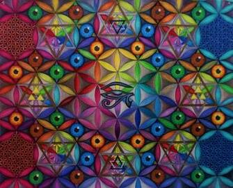 Sacred Geometry Flower Of Life Wallpaper