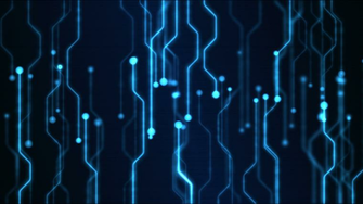 Abstract Technology Circuit Background Animation Loop