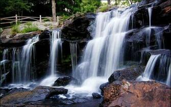 3d Waterfall Wallpaper Screenshot