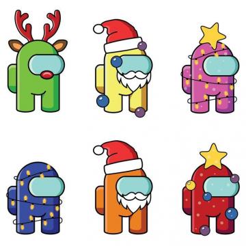 Among Us Christmas Edition Characters