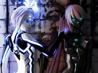 Image Hatsune Miku Robots Phosphorescent Rin Carbon