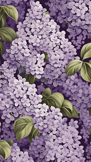 Purple Lilac Flowers Wallpaper