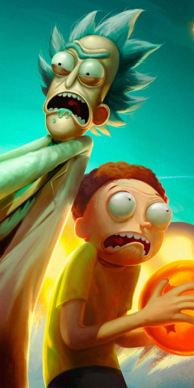 Rick And Morty 4k Background Wallpaper