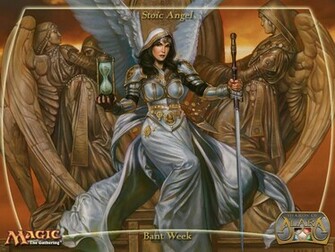 Wallpaper Of The Week Stoic Angel Daily Mtg Magic Gathering