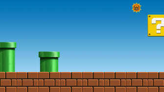 Mario Login Screen Background By J Bob