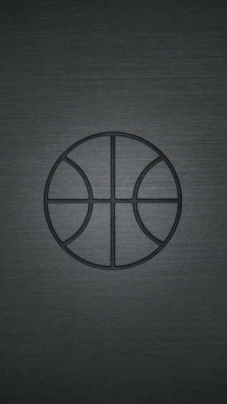 Simple Dark Cool Basketball iPhone Wallpaper