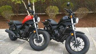 Honda Rebel And Test Drive