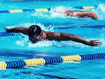 Swimming Cool Wallpaper