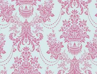 Pink Damask Pattern