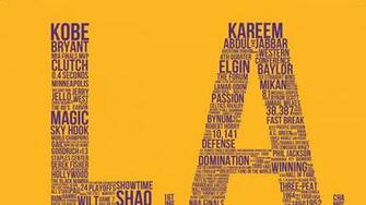 Wallpaper Basketball Nba Names Los Angeles Full HD 1080p