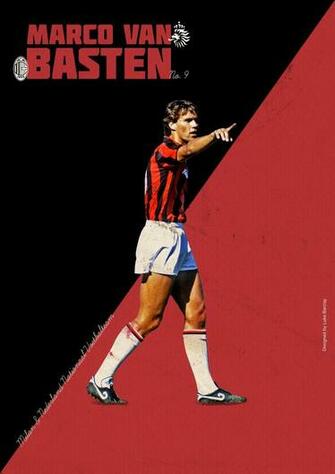 Marco Van Basten By Luke Barclay Design Soccer