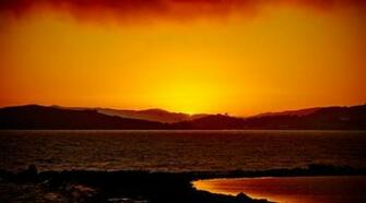 California Sunset Bay Sunsets Wallpaper
