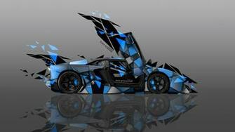 4k Lamborghini Aventador Side Transformer Abstract Car El Tony