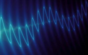 Light Waves Dual Screen Sound Wallpaper Hq