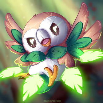 Rowlet By Iscaredspider