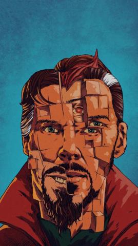 Doctor Strange In The Multiverse Of Madness Minimal Artwork 4k