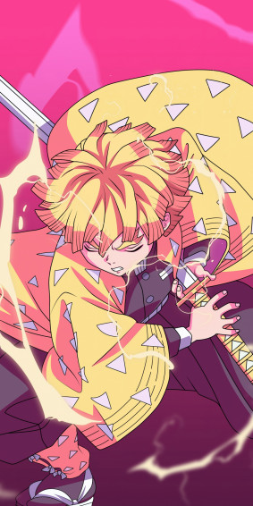Chia S H N Nh Zenitsu Cute T Wallpaper