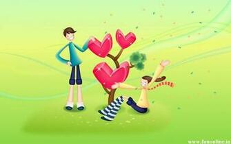 Animated Love Wallpaper Cute And Pretty HD