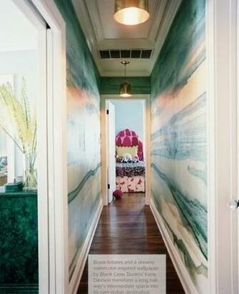 Black Crow Studios Watercolor Wallpaper For Foyer
