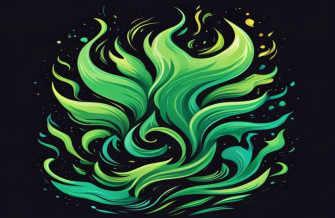 Green Flame Wallpaper