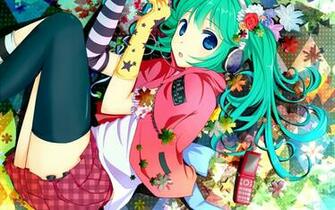Hatsune Miku Headphones Liuli Phone Thighhighs