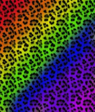 Rainbow Animal Print Background Funny Wallpaper Doblelol