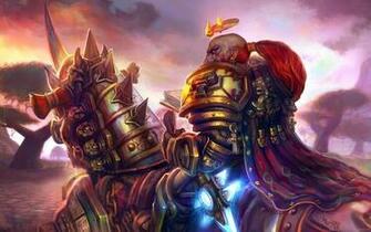 World Of Warcraft Fantasy Art Dwarfs Paladin Warriors