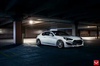 Vossen Wheels Hyundai Genesis Coupe Tuning Wallpaper