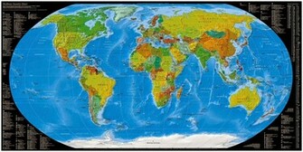 World Map Wallpaper Desktop HD