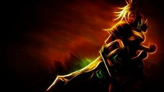 League Of Legends Wallpaper Rivenspecial Neon Riven