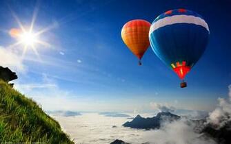 Summer Hot Air Balloon Wallpaper HD S