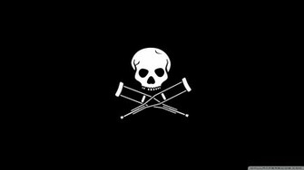 Skull Black Wallpaper