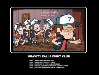 Gravity Falls Fight Club Poster By Avatarlogan
