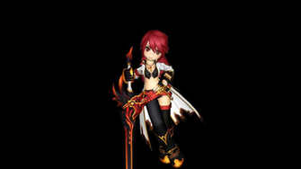 Elsword Elesis Blazing Heart Model Render By Diabolicturkey On