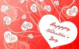 Valentines Day White Heart Happy Hearts Love Vector HD Widescreen