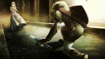 Zelda Oracle Swords Wallpaper