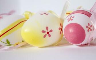 Easter Eggs Widescreen Wallpaper