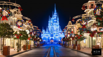 These Christmas Disney World Zoom Background Wallpaper