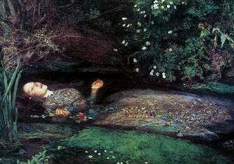Millais Ophelia Wallpaper