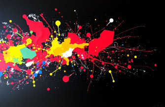 Abstract Black Background