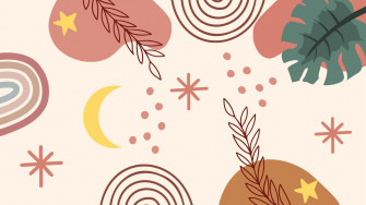 Boho Aesthetic Background In Illustrator Svg Jpg Eps Png Wallpaper