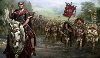 Rome Barbarian Background Wallpaper