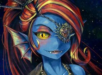 Undyne Yellow Eyes Konachan Anime Wallpaper