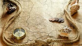 Maps Compasses Wallpaper Old Map