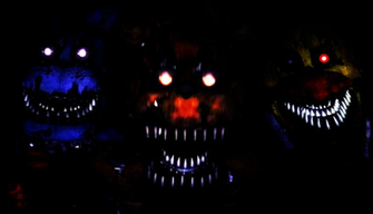 Fnaf Wallpaper Nightmare F B C Scary Ver By Peterpack On