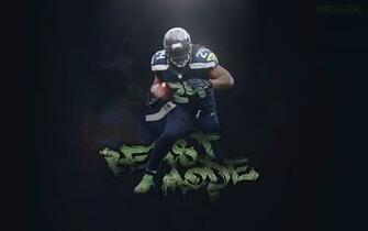 Wallpaper Marshawn Lynch Seattle Seahawks