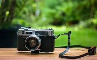 Desktop Wallpaper Camera Yashica Retro Closeup