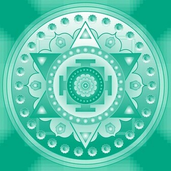 High Heart Chakra Mandala By Sarah Niebank Hoffman