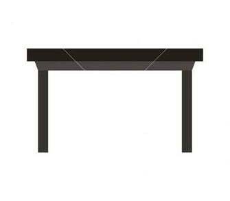 Table Icon On White Background Royalty Stock Image