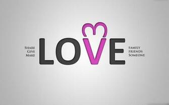 Pink Love All Qoutes Full HD Wallpaper Desktop Res